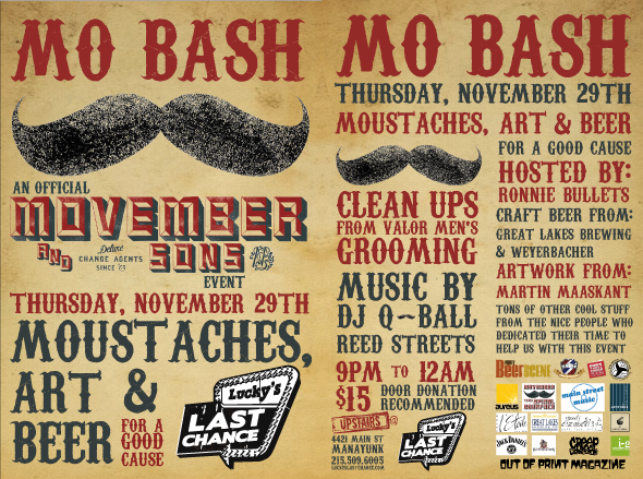 Mo’ Bash 2012: Mustaches Art and Beer for a Good Cause